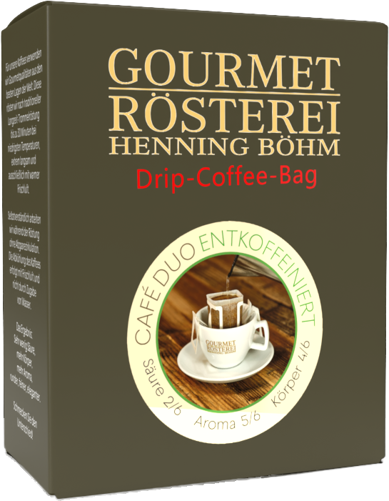Drip Coffee Bag - Gourmet Duo entkoffeiniert - 8 x 10 g