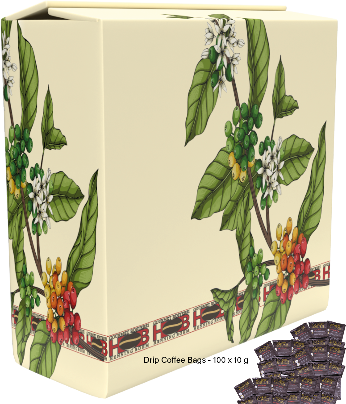 Drip Coffee Bag - Arara Valioso - BIO - 100 x 10 g Drip Coffee Bag - Arara Valioso - BIO - 100 x 10 g