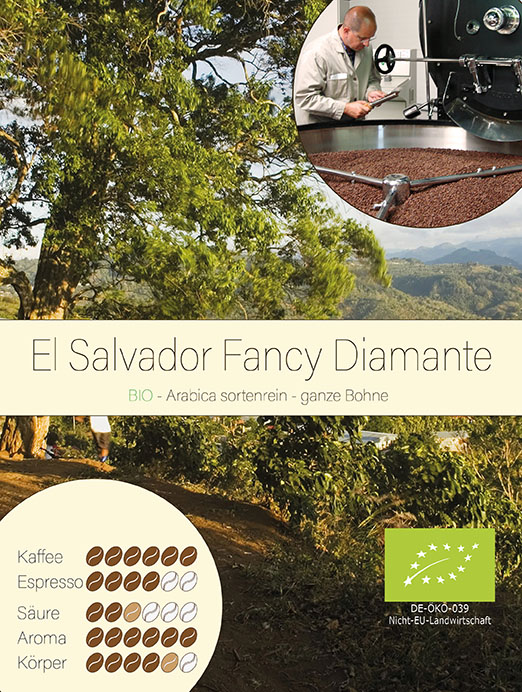 El Salvador Fancy Diamante BIO - Arabica sortenrein
