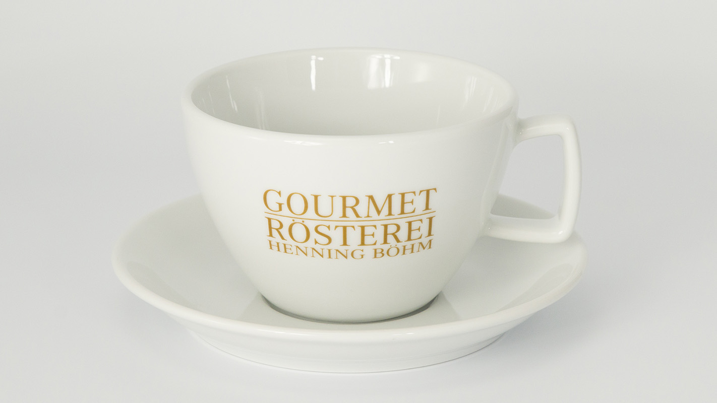 Café au lait Tasse mit Untertasse Café au lait Tasse mit Untertasse