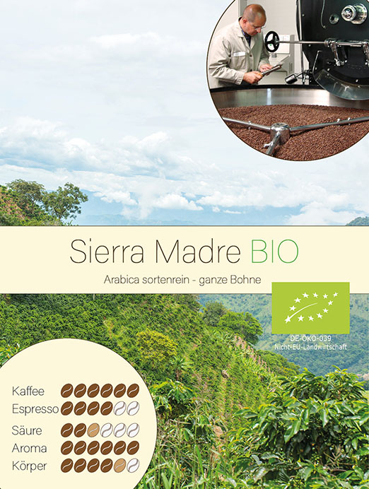Sierra Madre BIO - Arabica sortenrein Sierra Madre BIO - Arabica sortenrein