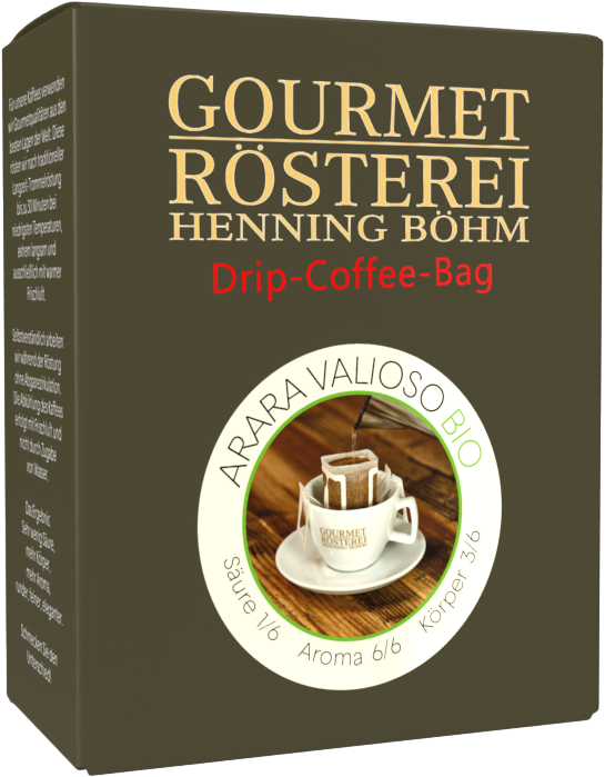 Drip Coffee Bag - Arara Valioso - BIO - 8 x 10 g